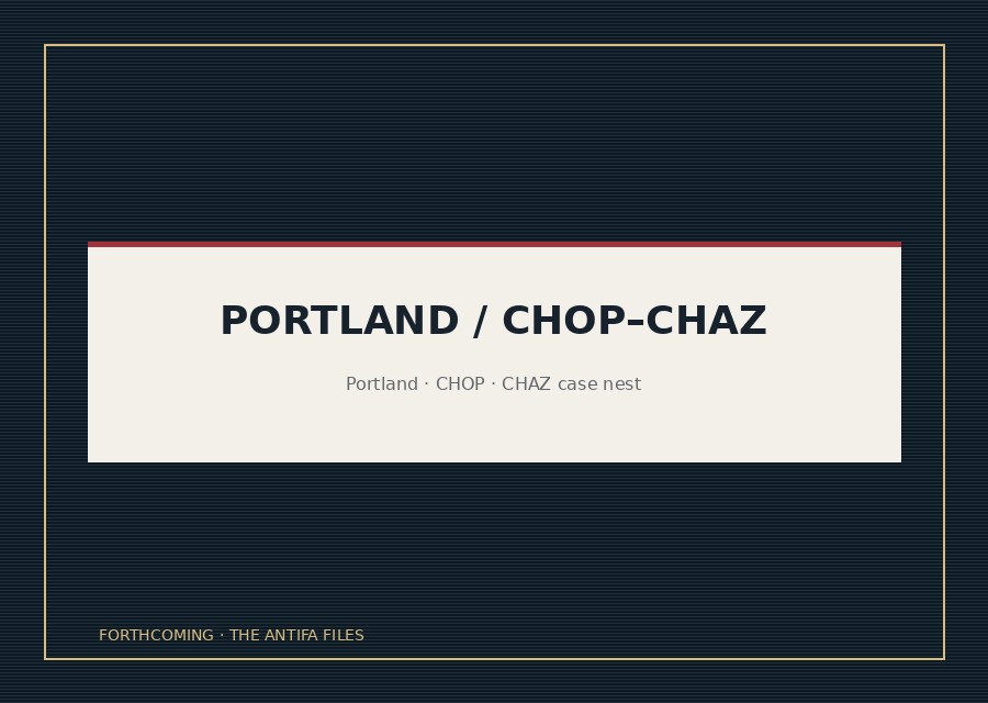 Portland / CHOP–CHAZ — typographic placeholder.