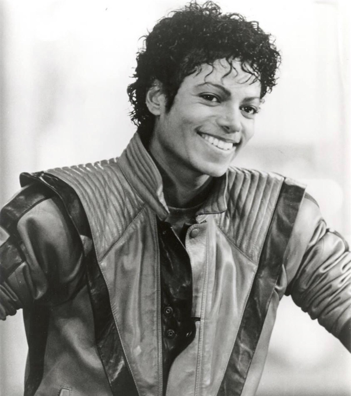 Michael Jackson in an Epic Records publicity portrait issued in 1984; likely photographed in 1983.