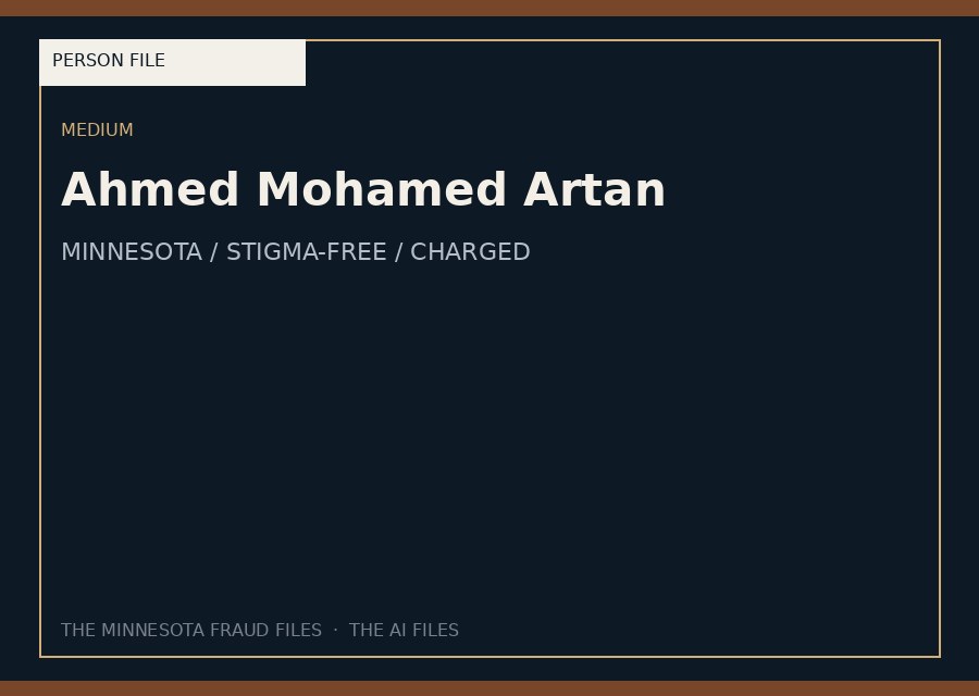 Ahmed Mohamed Artan — typographic placeholder.