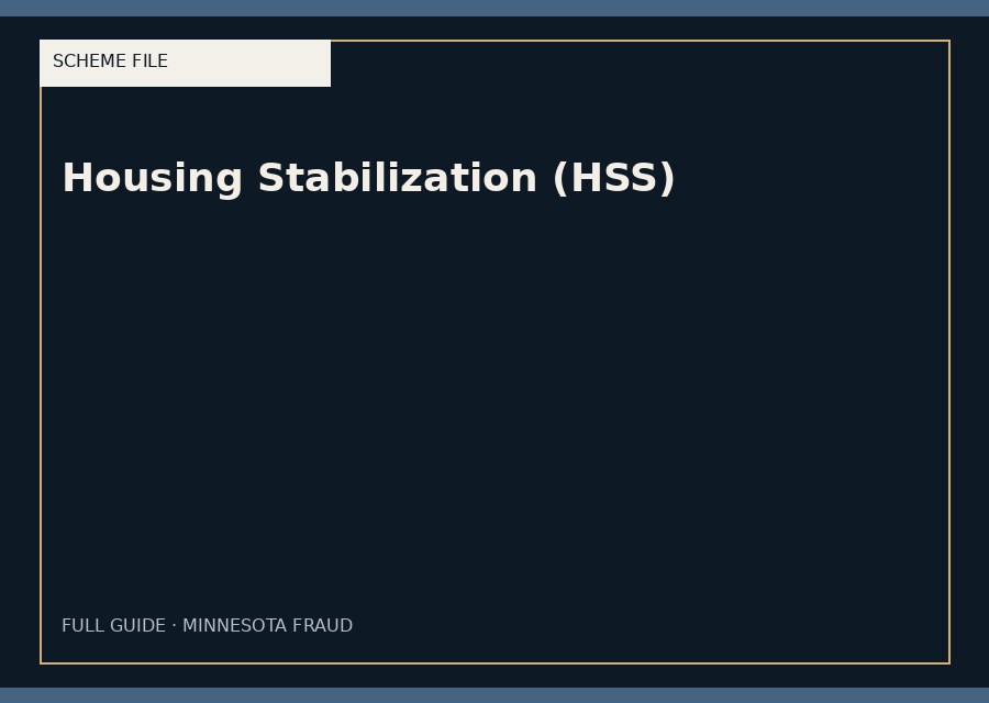 Housing Stabilization (HSS) — typographic placeholder.