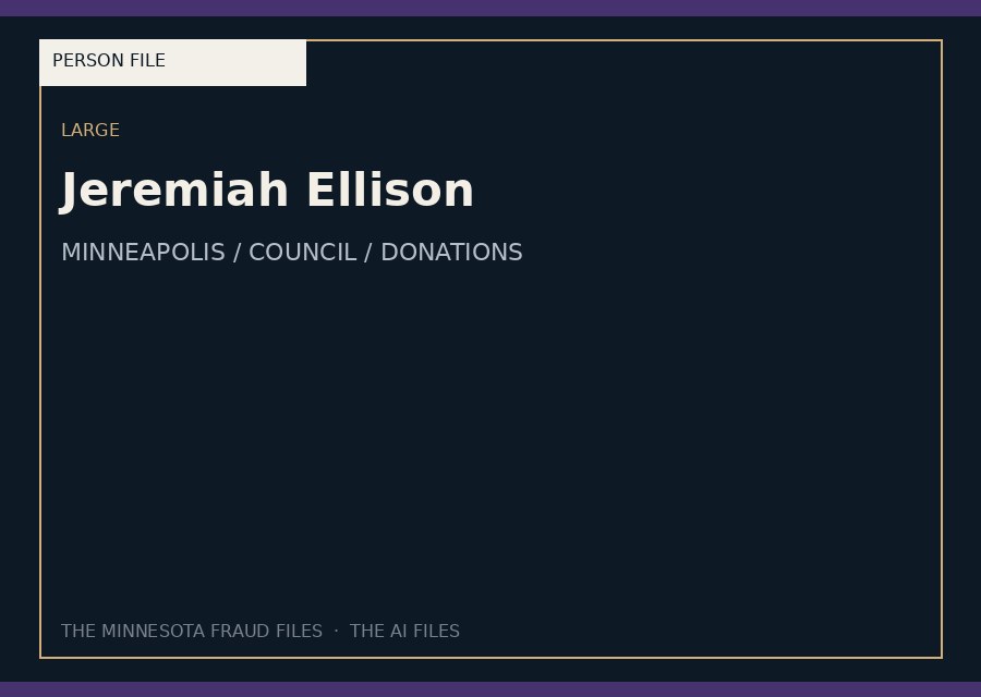Jeremiah Ellison — typographic placeholder.