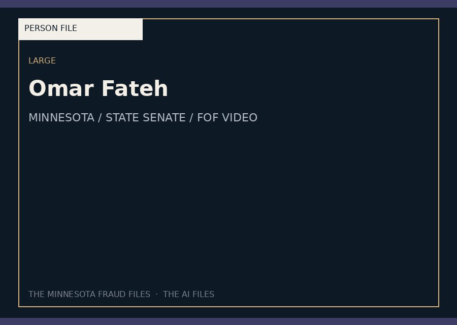 Omar Fateh — typographic placeholder.