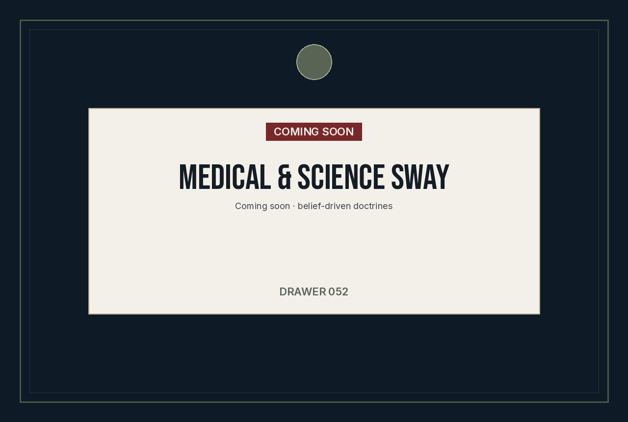 Medical & Science Sway — Coming soon.