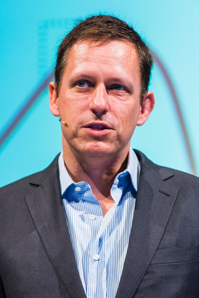 Peter Thiel at TechCrunch Disrupt NY, 2014.