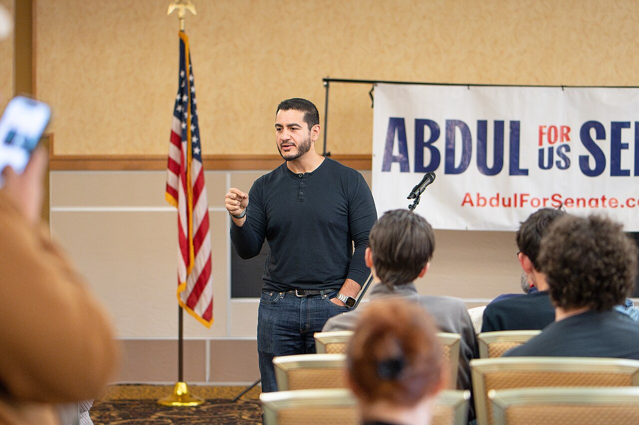 A scene from El-Sayed’s Michigan Technological University visit, October 22, 2025.