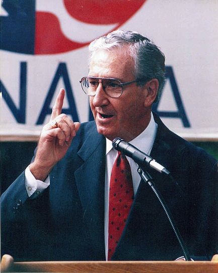 William J. Hughes of New Jersey, in a later portrait as ambassador to Panama. He was the one target no middleman had named.