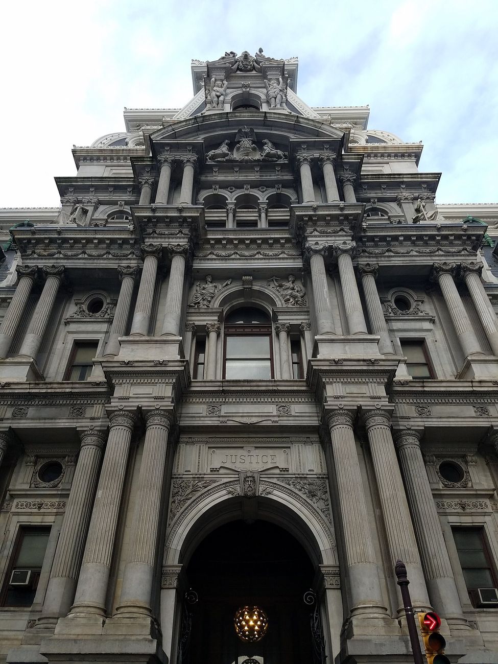 Philadelphia City Hall. ABSCAM reached two Philadelphia congressmen and members of the city council.