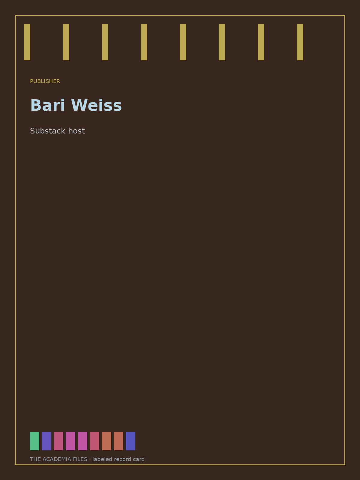 Bari Weiss