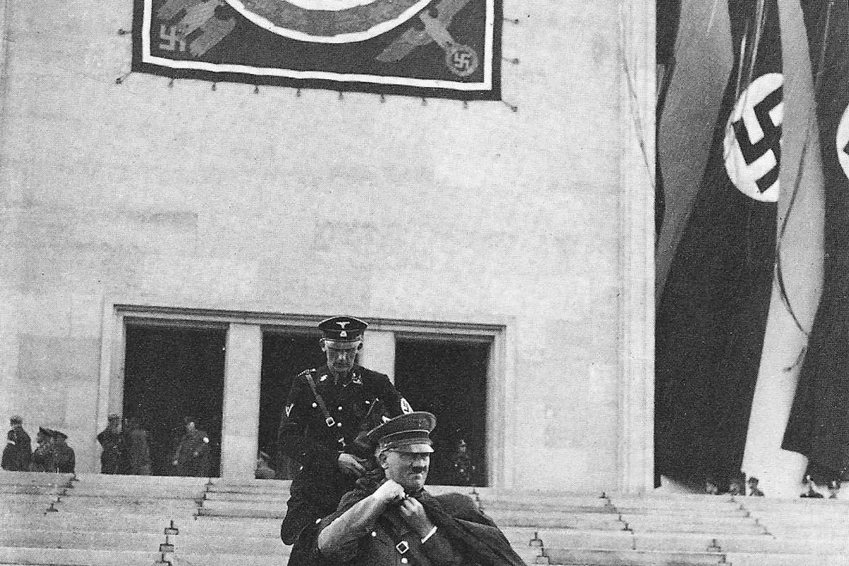 Nazi rally imagery (adversary context)