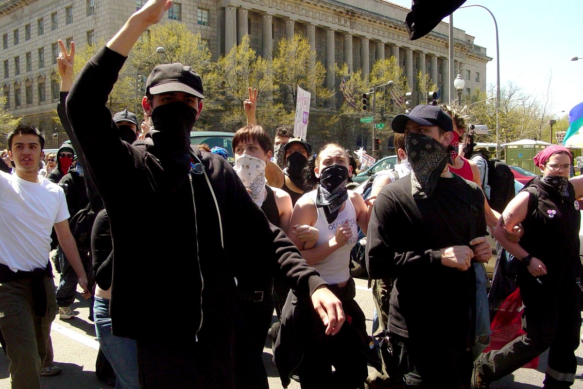 Black bloc repertoire (U.S./global practice visual)