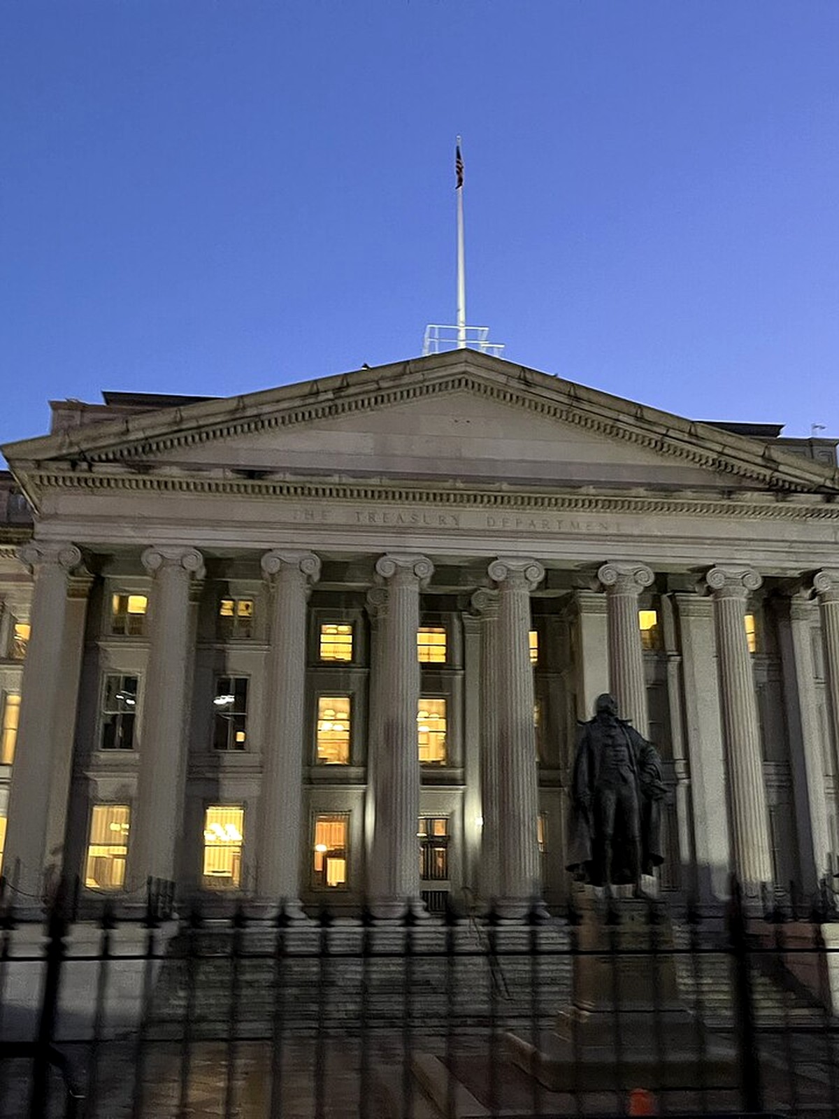 U.S. Treasury — finance/logistics nest cover