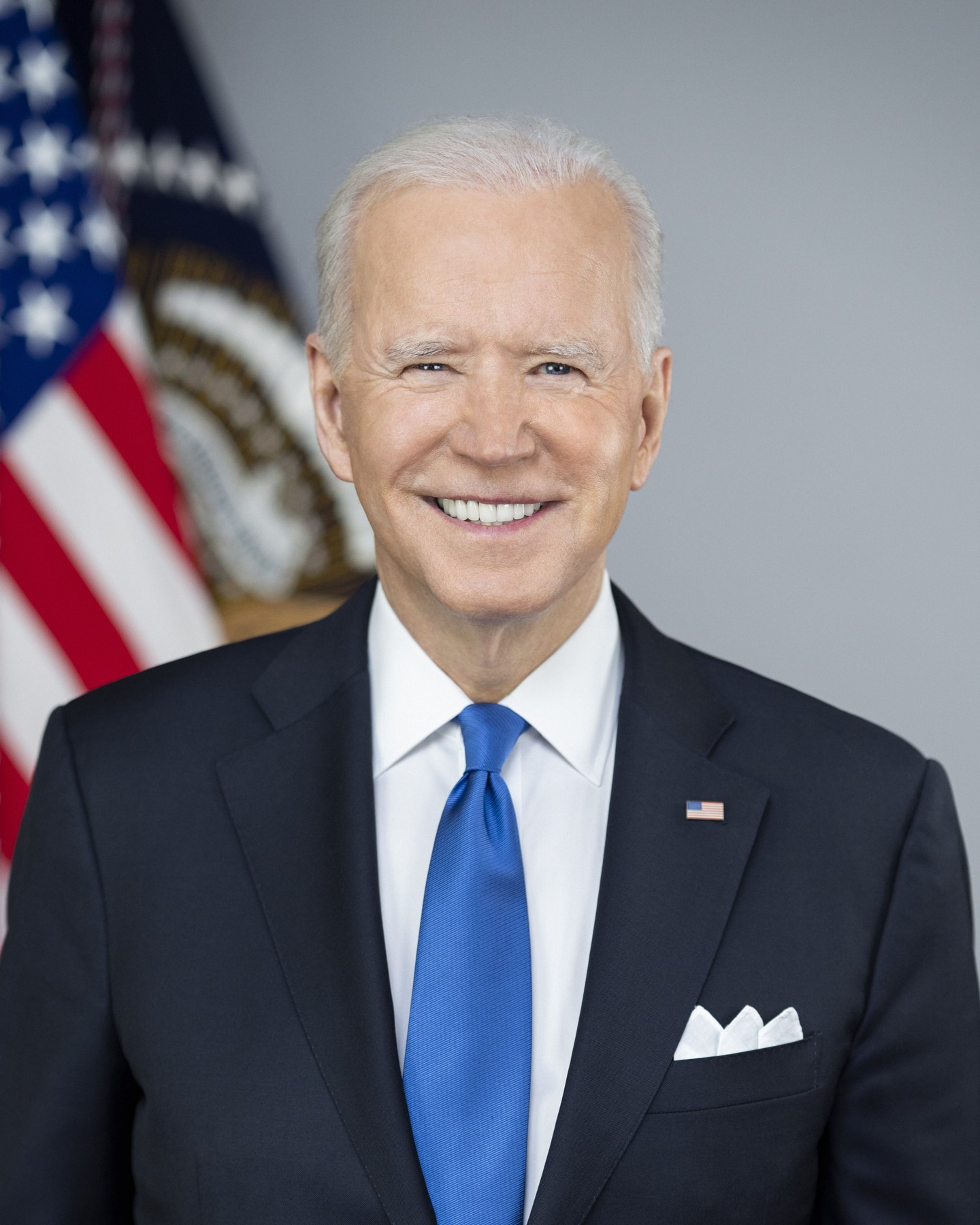 Joe Biden’s official presidential portrait, photographed March 3, 2021; not evidence of his later health.