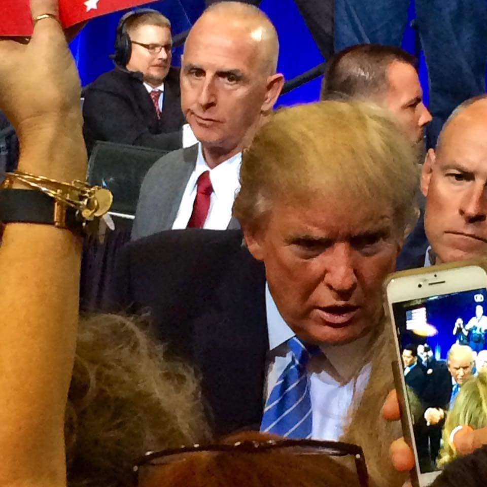 “Lock her up” became a 2016 rally chant over the uncharged email case.
