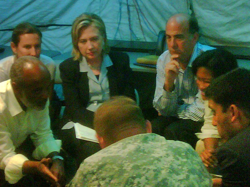 Documentary stand-in image for “cholera” in the Clinton Haiti guide (re-encoded from site archive; layout use).