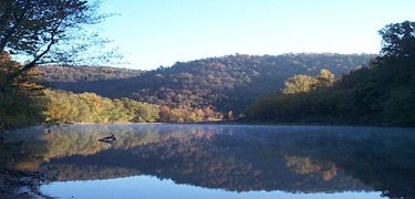Buffalo National River, Arkansas (Ozarks landscape stand-in for Whitewater lots).