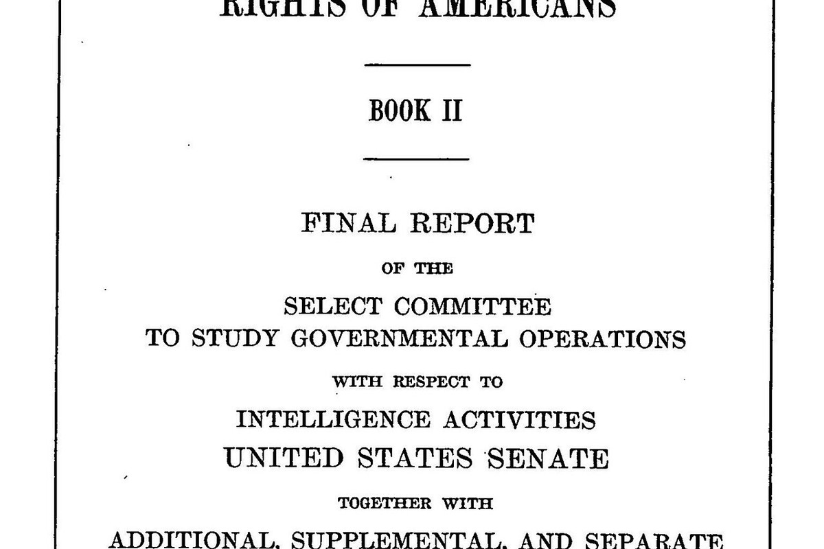 Church Committee Book II crop