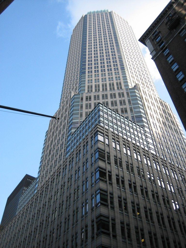 383 Madison Avenue, Bear Stearns’ headquarters from 2001. Epstein worked at the firm from 1976 to 1981.