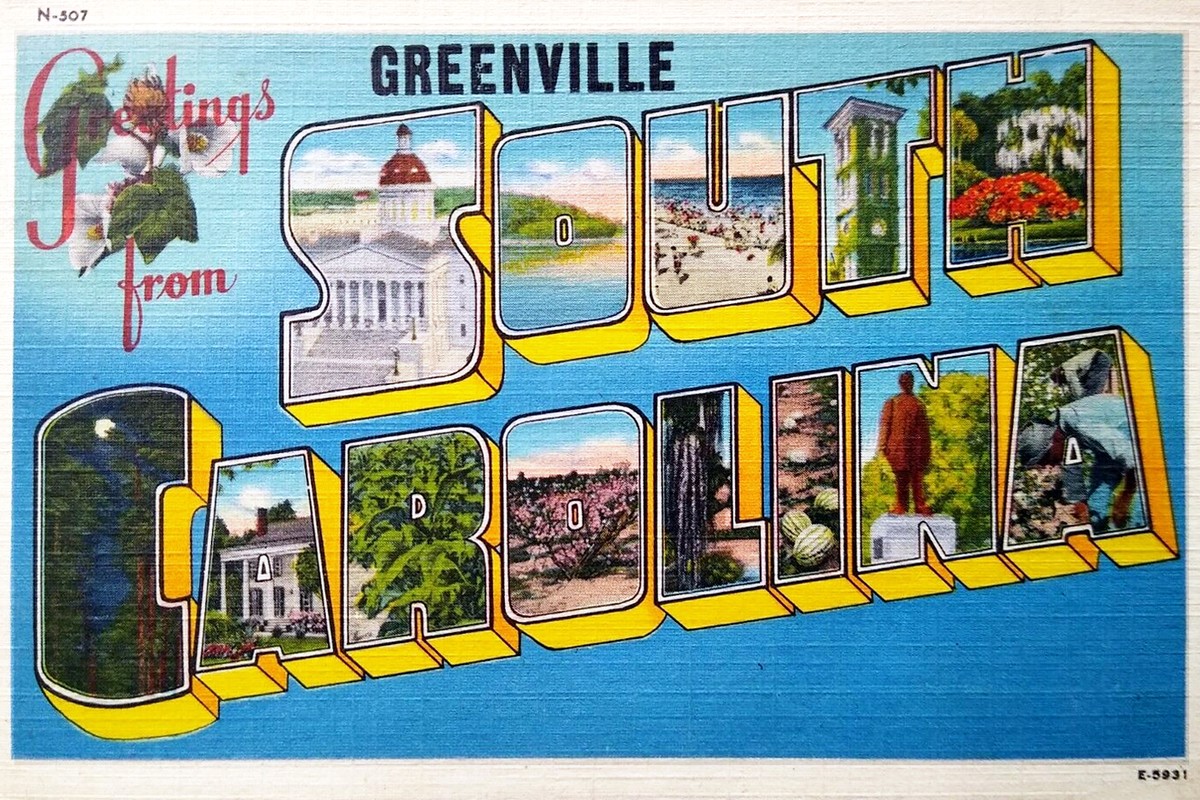 Greetings from Greenville, South Carolina (postcard)
