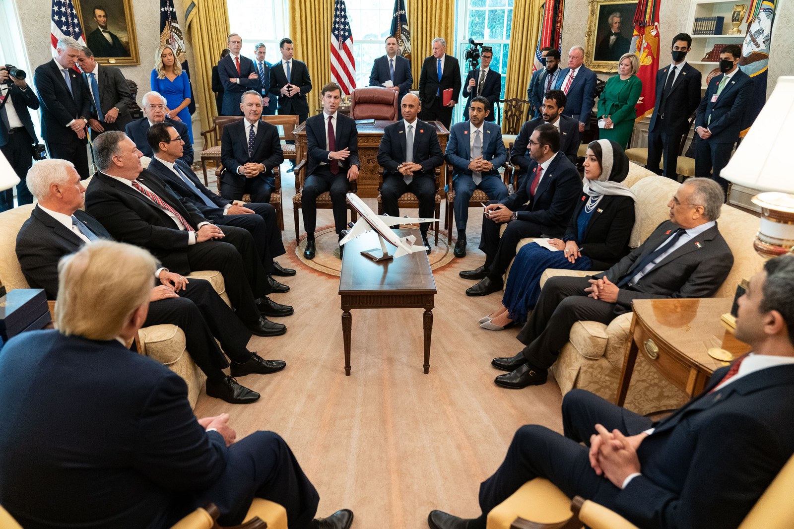 Abraham Accords signing ceremony at the White House, September 15, 2020; White House photograph.