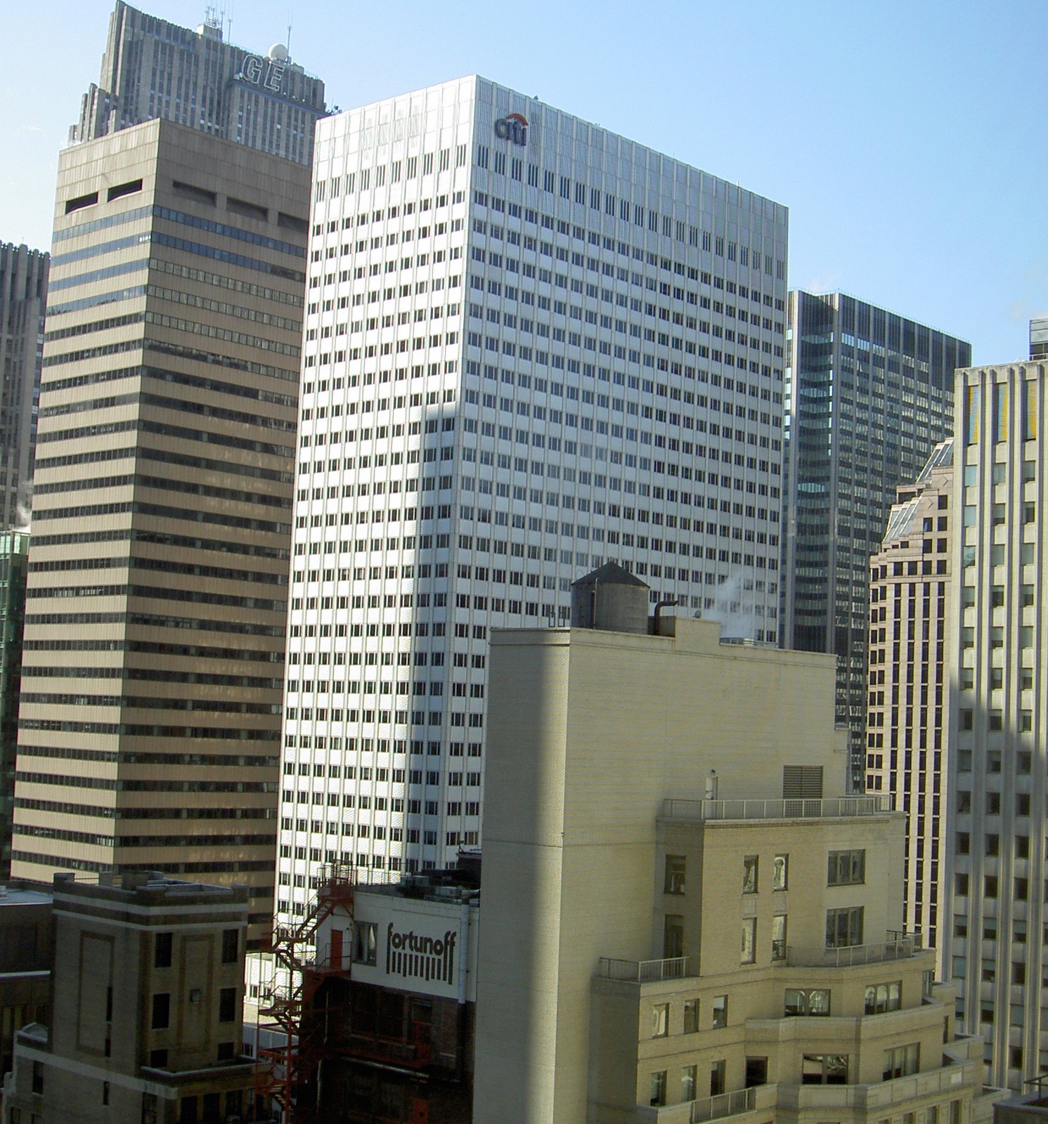 666 Fifth Avenue, Midtown Manhattan; photograph on Wikimedia Commons.