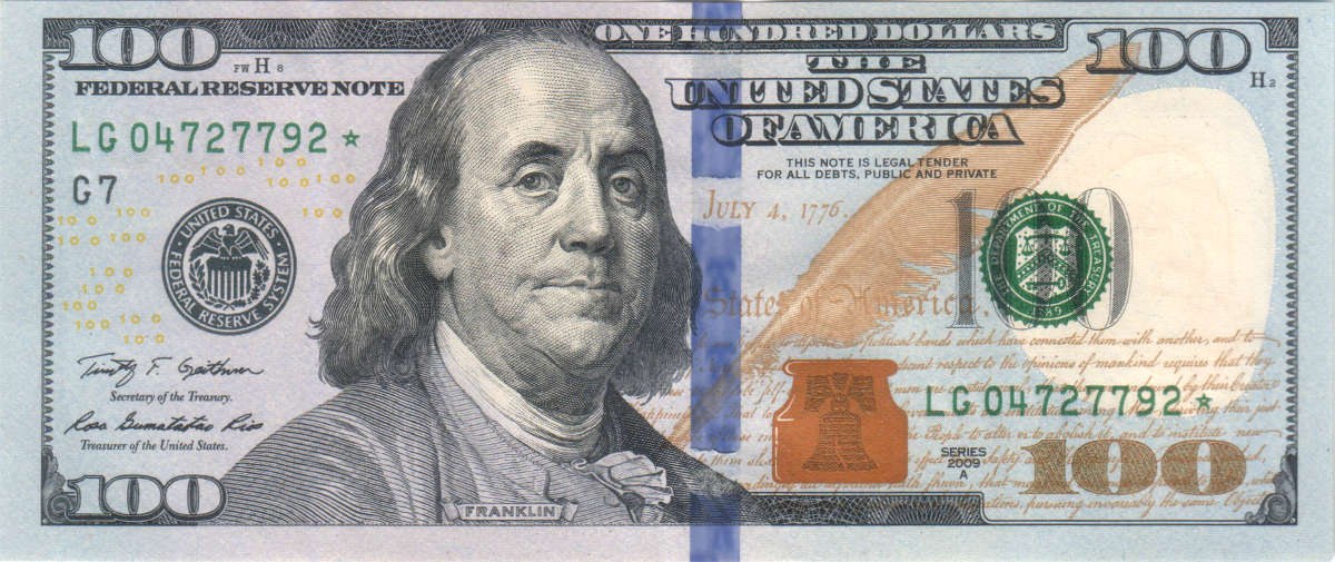 Obverse of the series 2009 $100 Federal Reserve Note.jpg