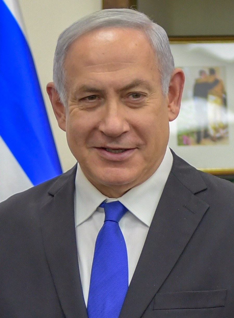 Benjamin Netanyahu, 2018; public domain.