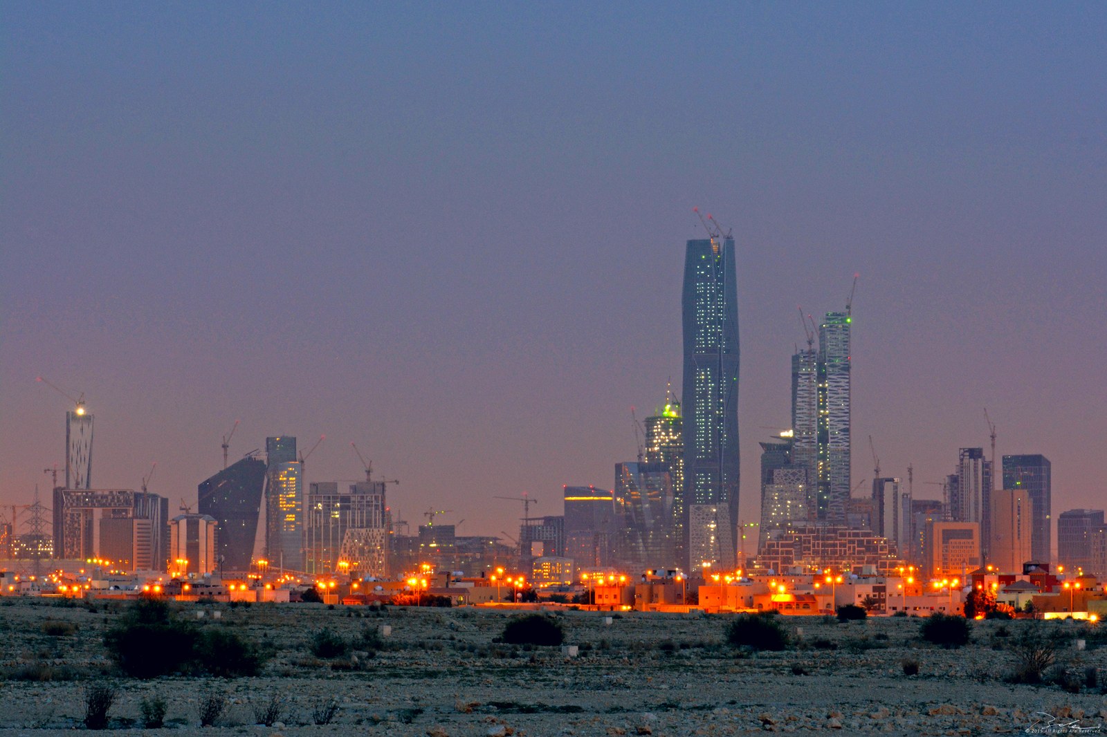 King Abdullah Financial District, Riyadh; Wikimedia Commons.