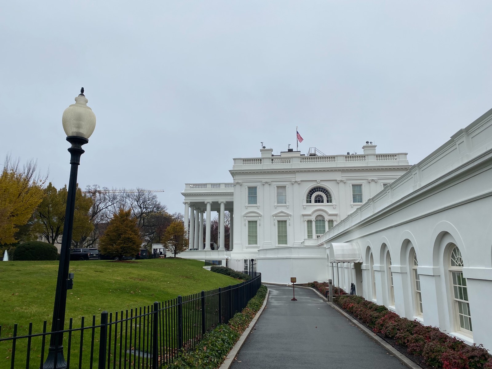 Exterior of the White House West Wing.