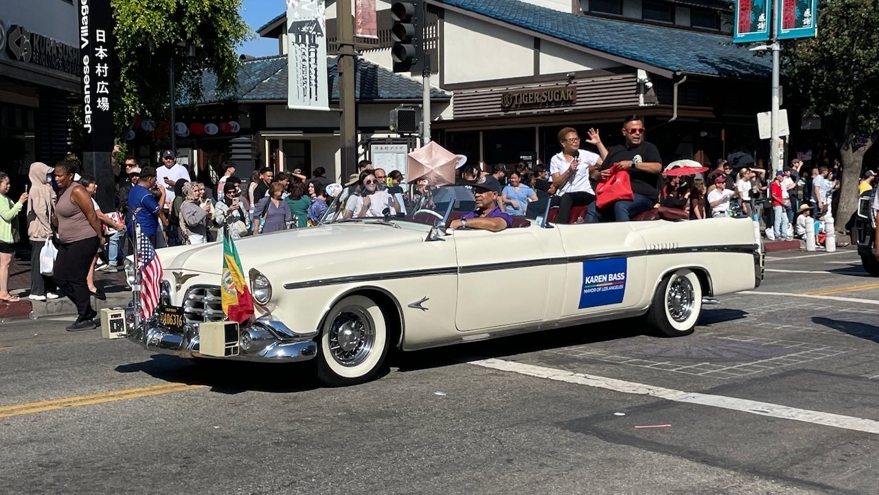 Mayor Bass in the Nisei Week Parade, Little Tokyo, August 10, 2025.