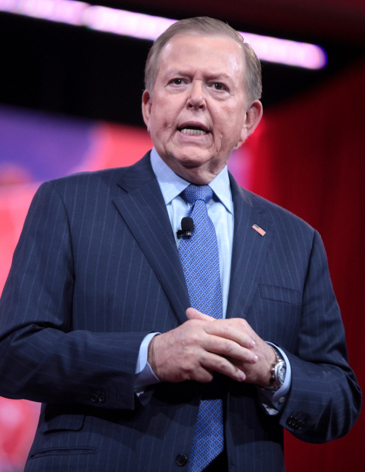 Lou Dobbs; Gage Skidmore photograph.