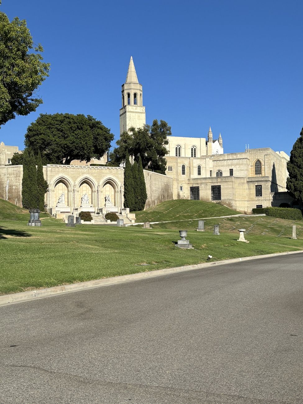 The Great Mausoleum at Forest Lawn Memorial Park in Glendale, California, where Jackson is entombed.