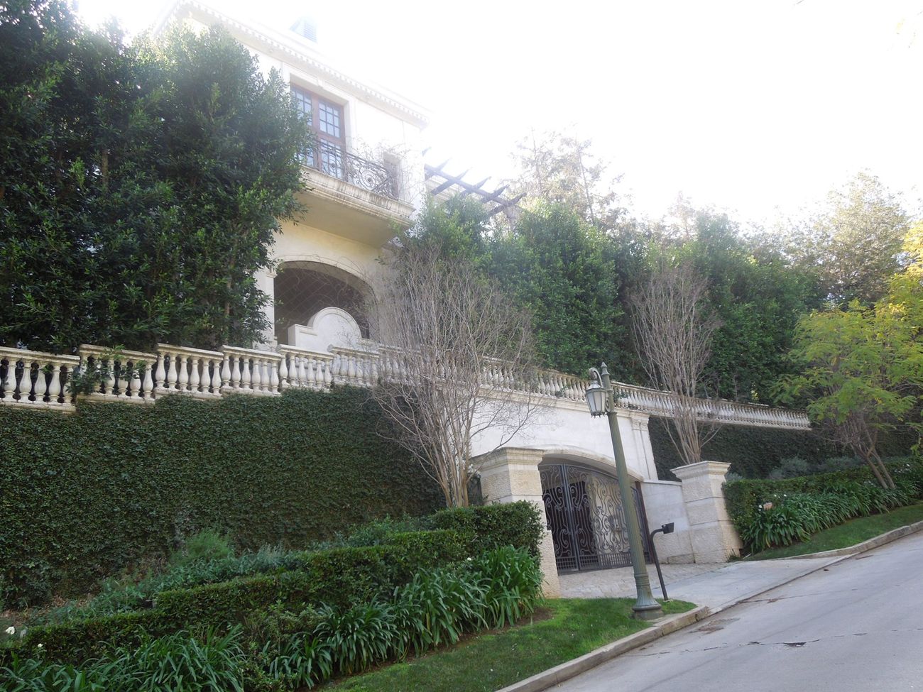 Jackson’s former Los Angeles residence, photographed in February 2012; a later view.