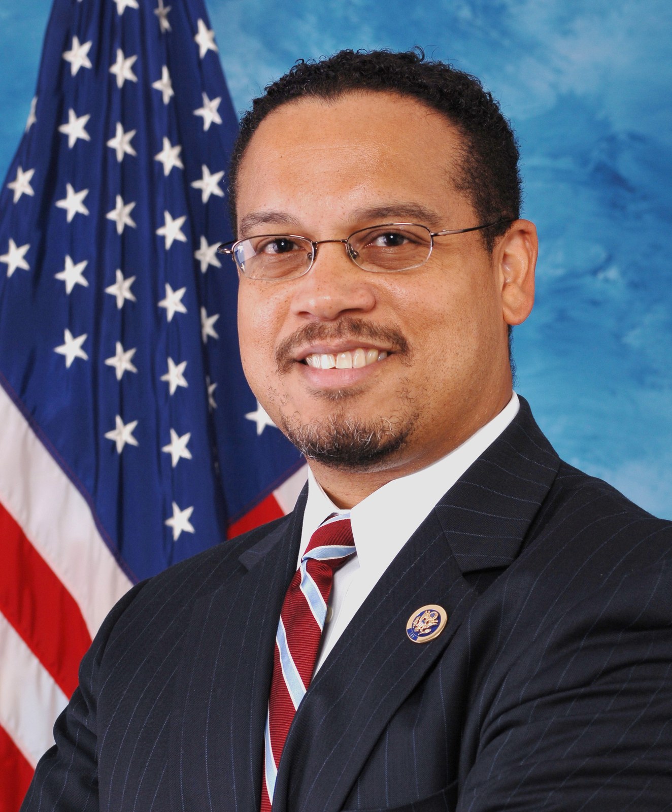 Keith Ellison — official U.S. House portrait (face-forward)