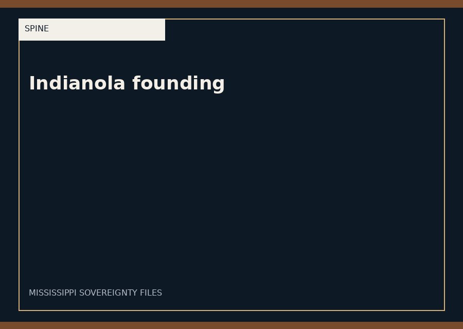 Indianola founding