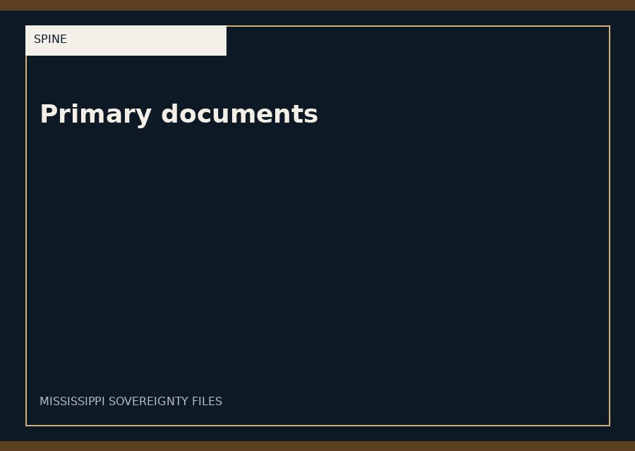 Primary documents