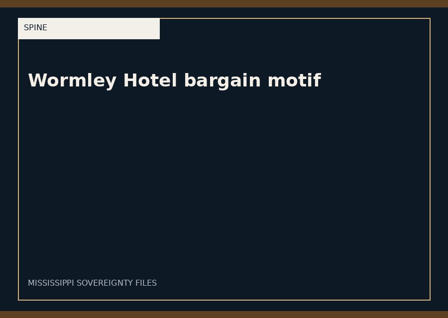 Wormley Hotel bargain motif