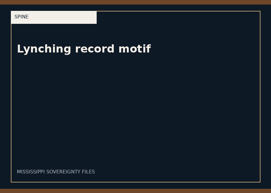 Lynching record motif