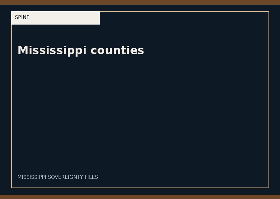 Mississippi counties