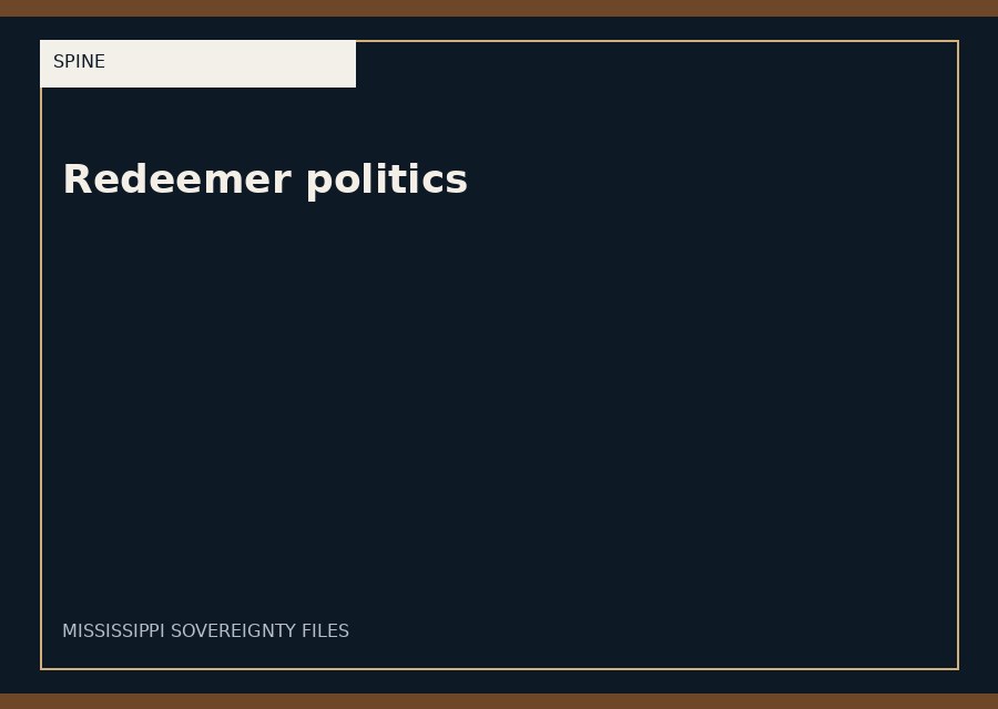 Redeemer politics