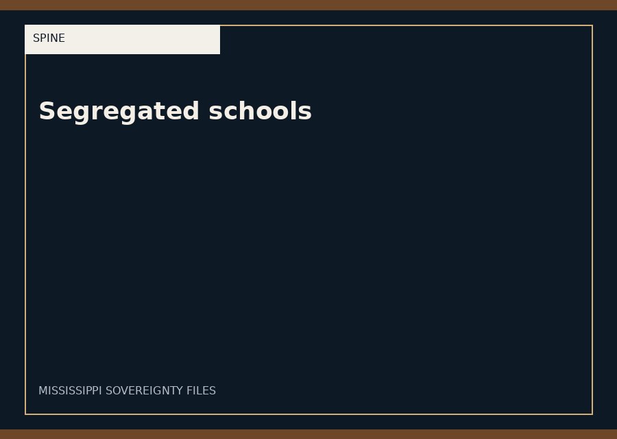 Segregated schools