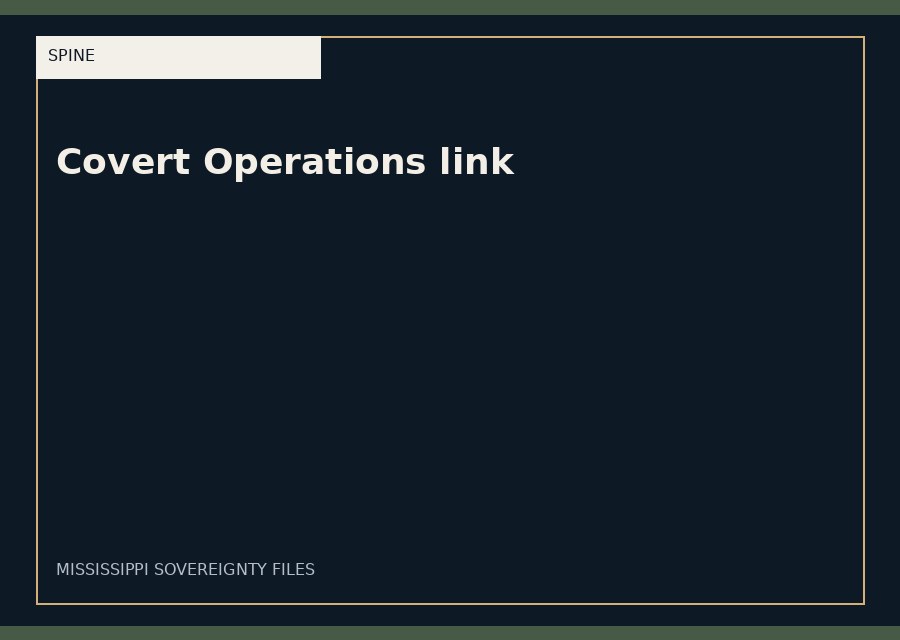 Covert Operations link