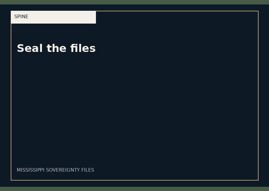 Seal the files