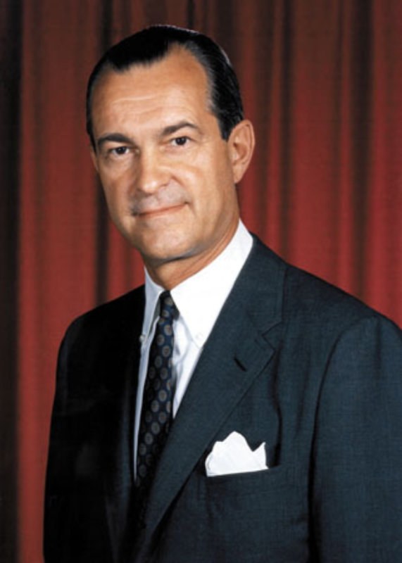 Richard Helms, official CIA portrait. Institutional portrait, not a photograph of an experiment or a records-destruction event.