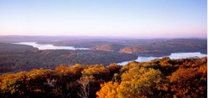 Deep Creek Lake in western Maryland, where Frank Olson was given LSD at a cabin meeting on 19 November 1953.