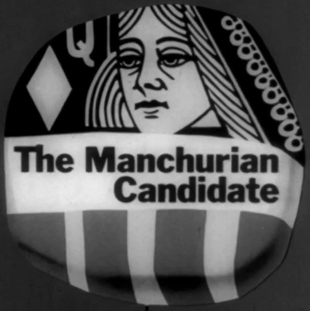 Title card from the trailer for The Manchurian Candidate (1962). A CIA psychologist told senators the film “made something impossible look plausible.”