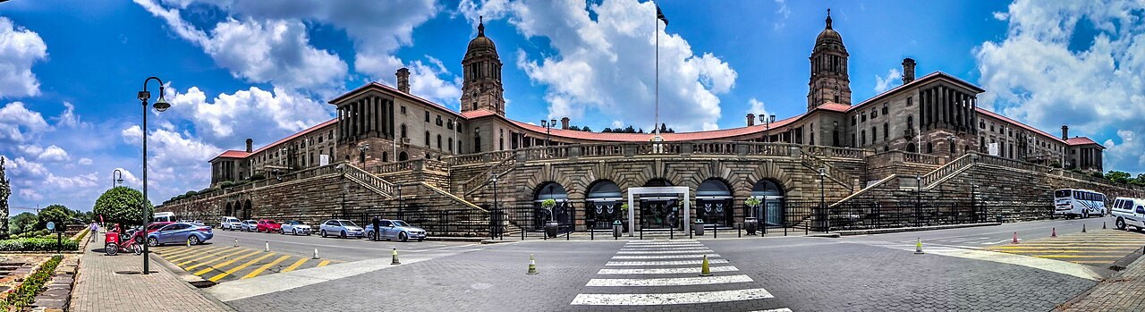 The Union Buildings in Pretoria, South Africa, December 2014. A later regional view of the city where Musk grew up.