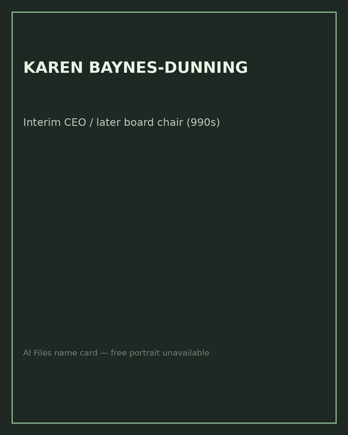 Karen Baynes-Dunning