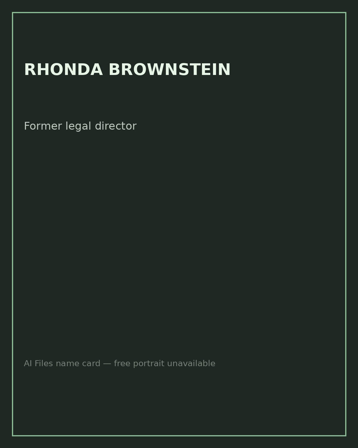 Rhonda Brownstein