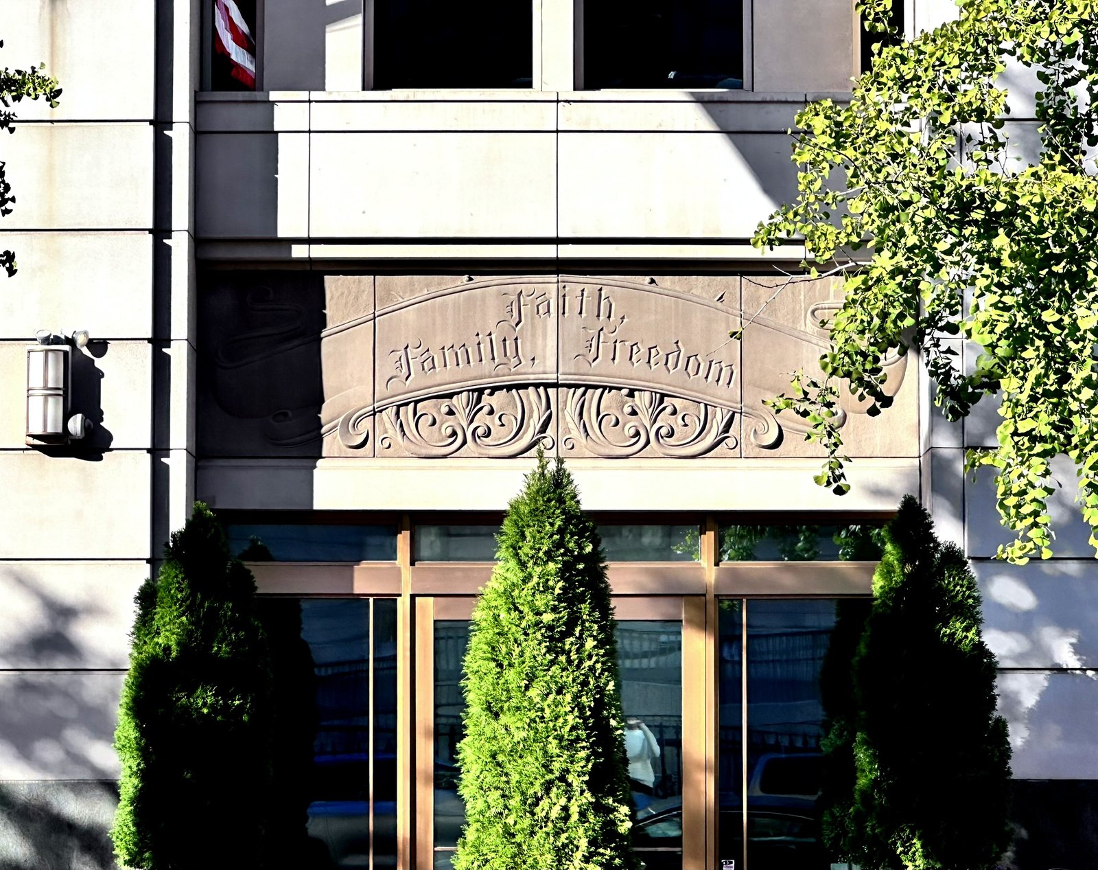 Family Research Council building engraving