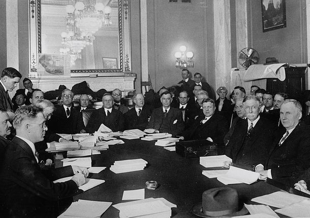 Edward Doheny testifies about the $100,000 payment, January 24, 1924.